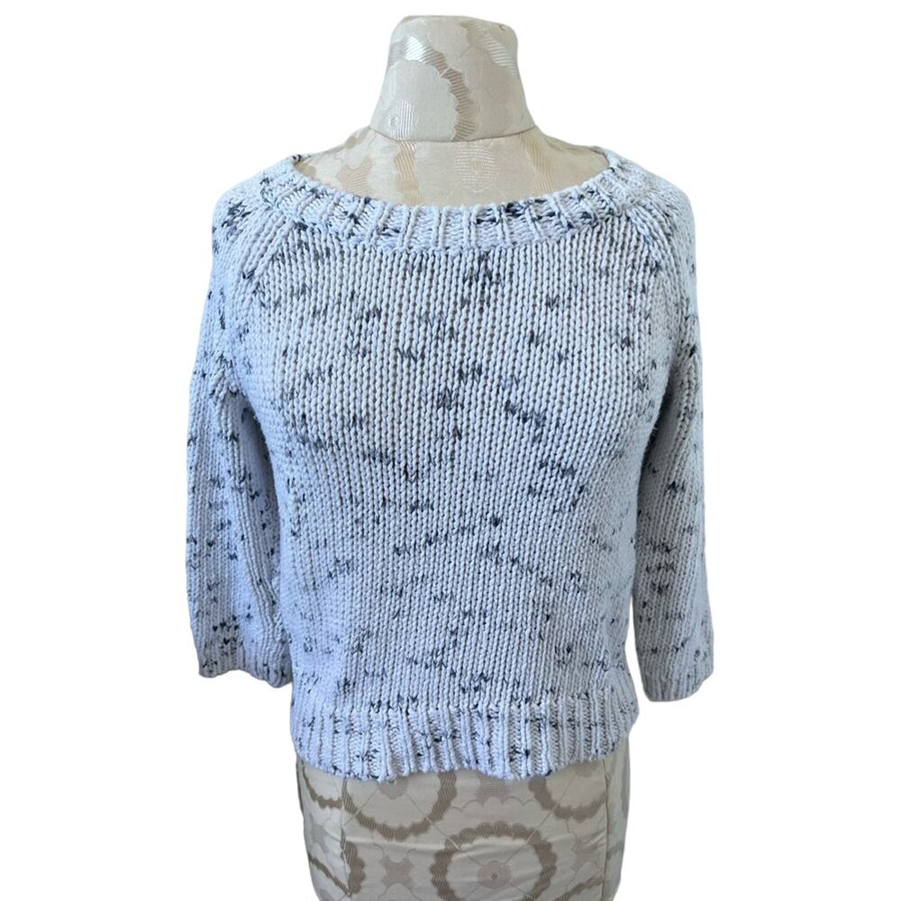 American Eagle Knit 3/4 Sleeve Sweater Medium